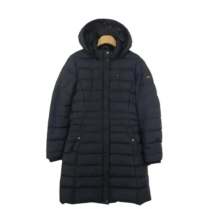 타미힐피거 TOMMY HILFIGER 여성 롱패딩 블랙 3400083